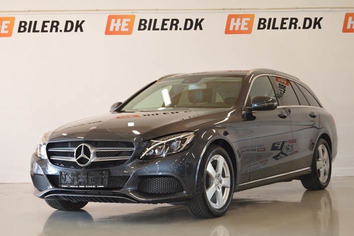 Grå Mercedes C220 d fra 2015