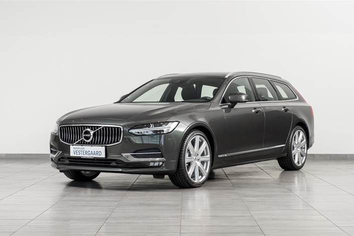 Grå Volvo V90 fra 2020