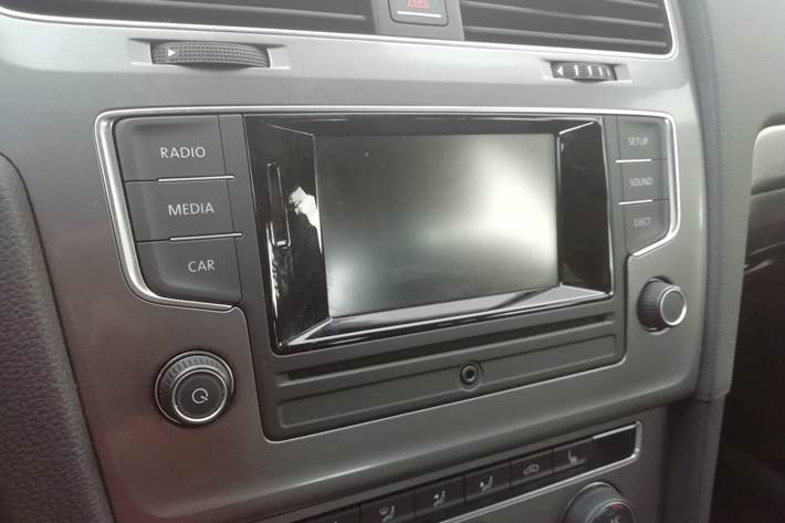 Hvid VW Golf VII fra 2013