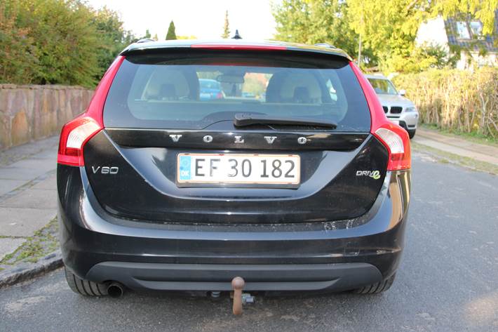Sort Volvo V60 fra 2011