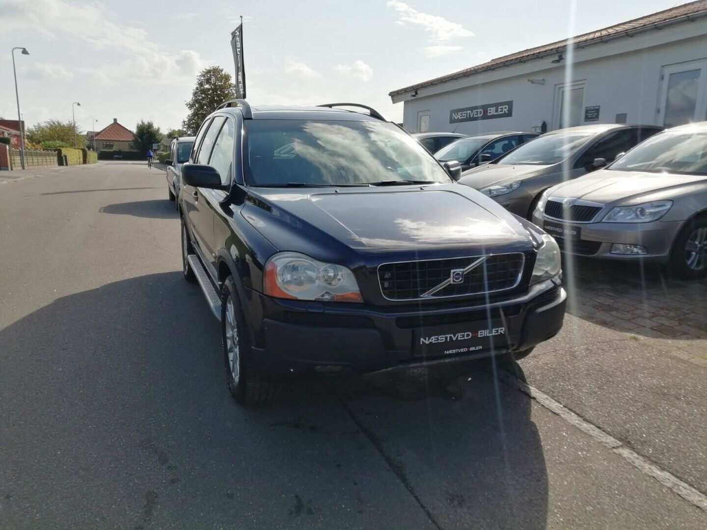 Blå Volvo XC90 fra 2005
