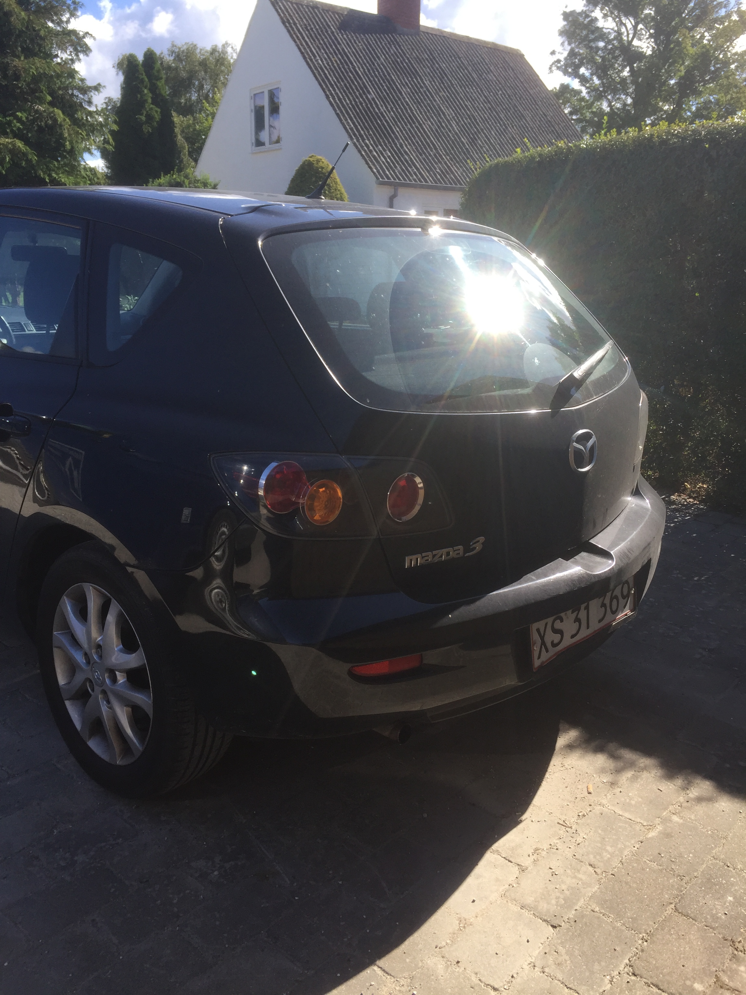 Sort Mazda 3 fra 2005