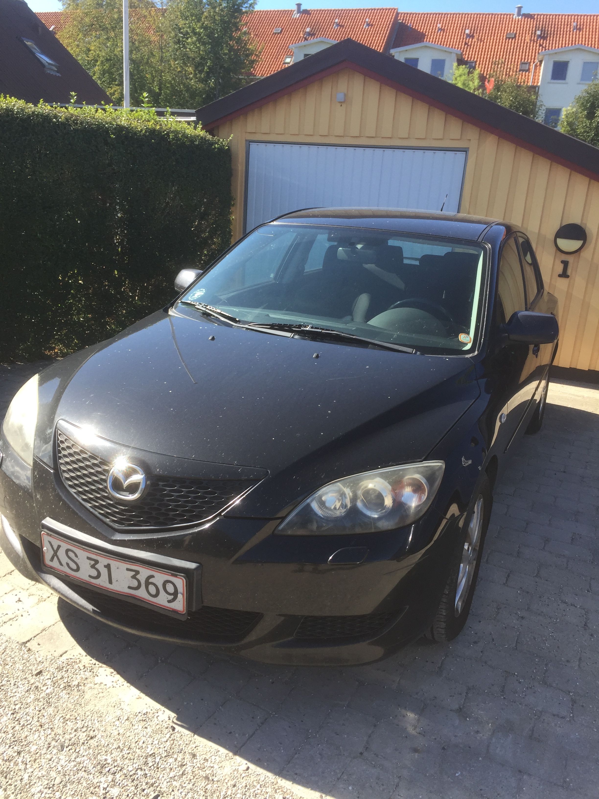 Sort Mazda 3 fra 2005