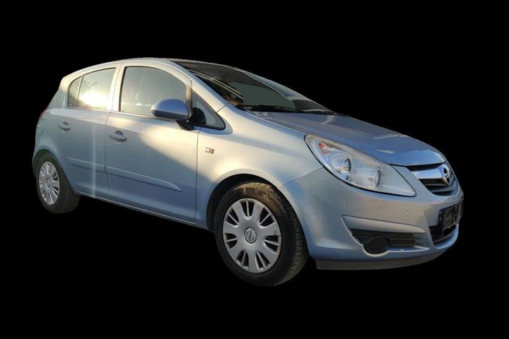 Blå Opel Corsa fra 2008