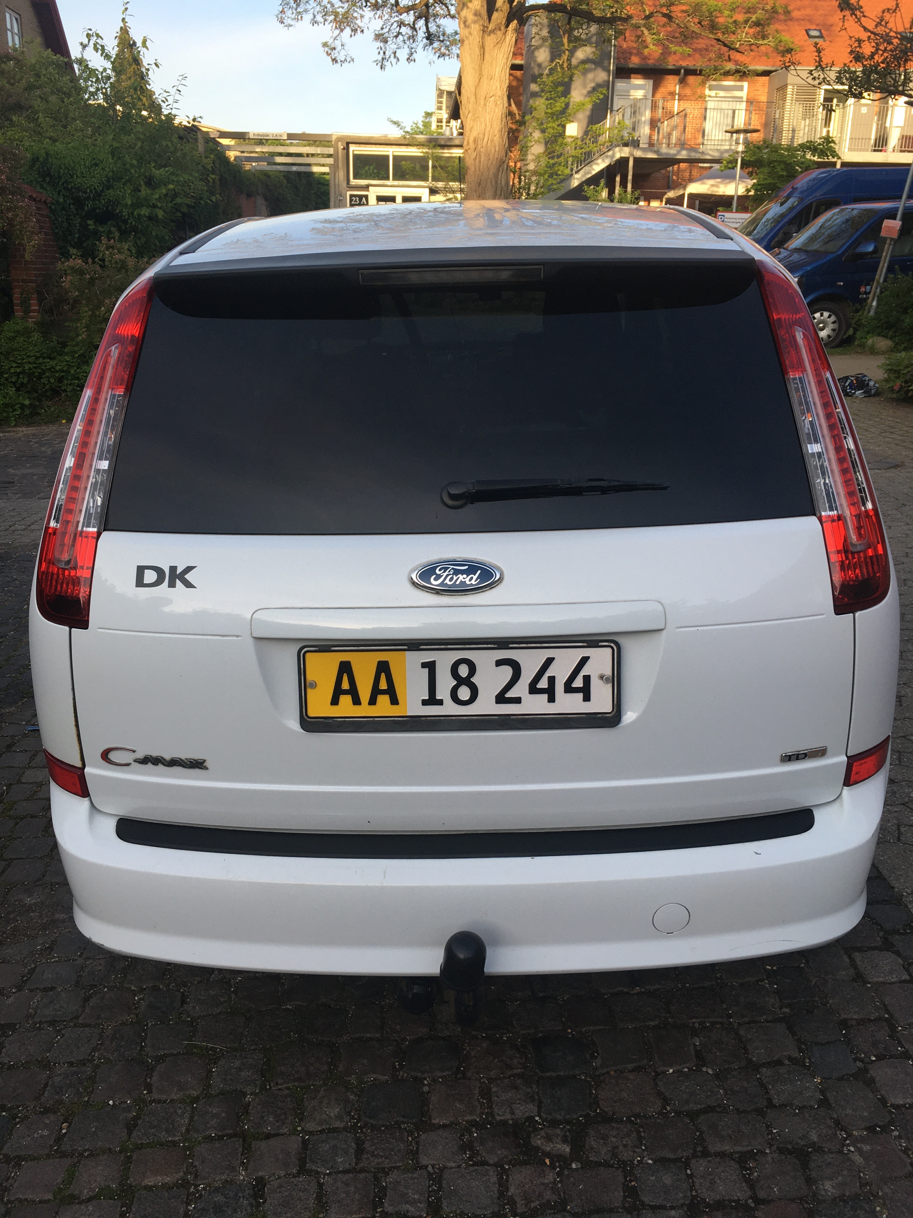 Hvid Ford C-MAX fra 2008