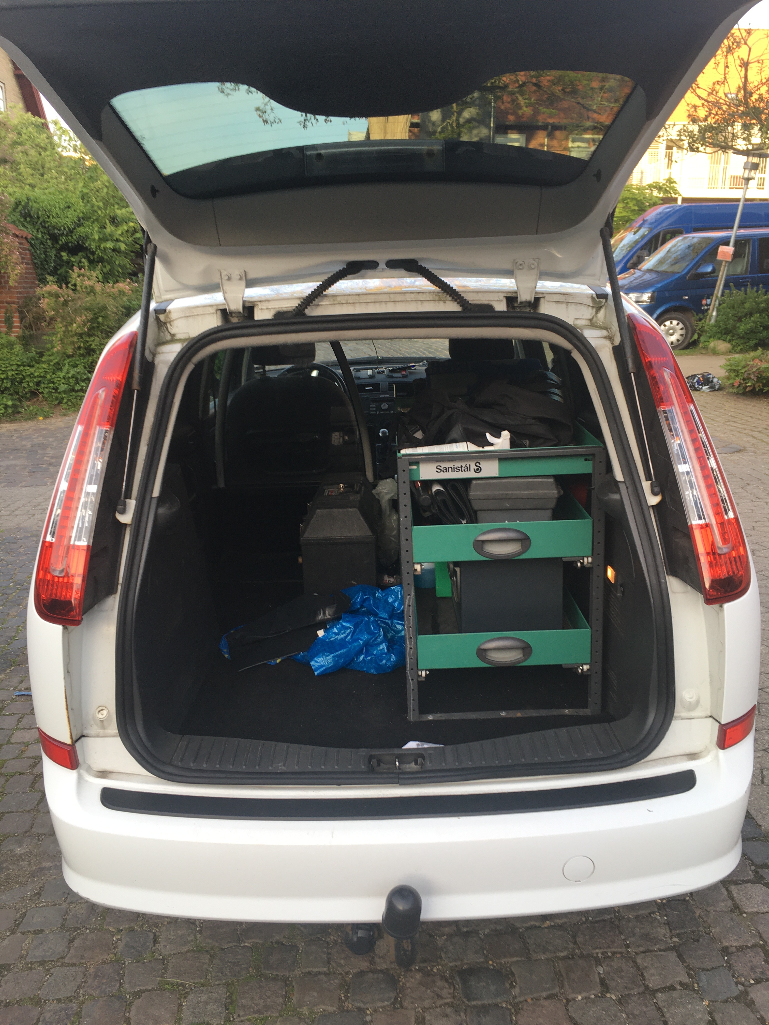 Hvid Ford C-MAX fra 2008