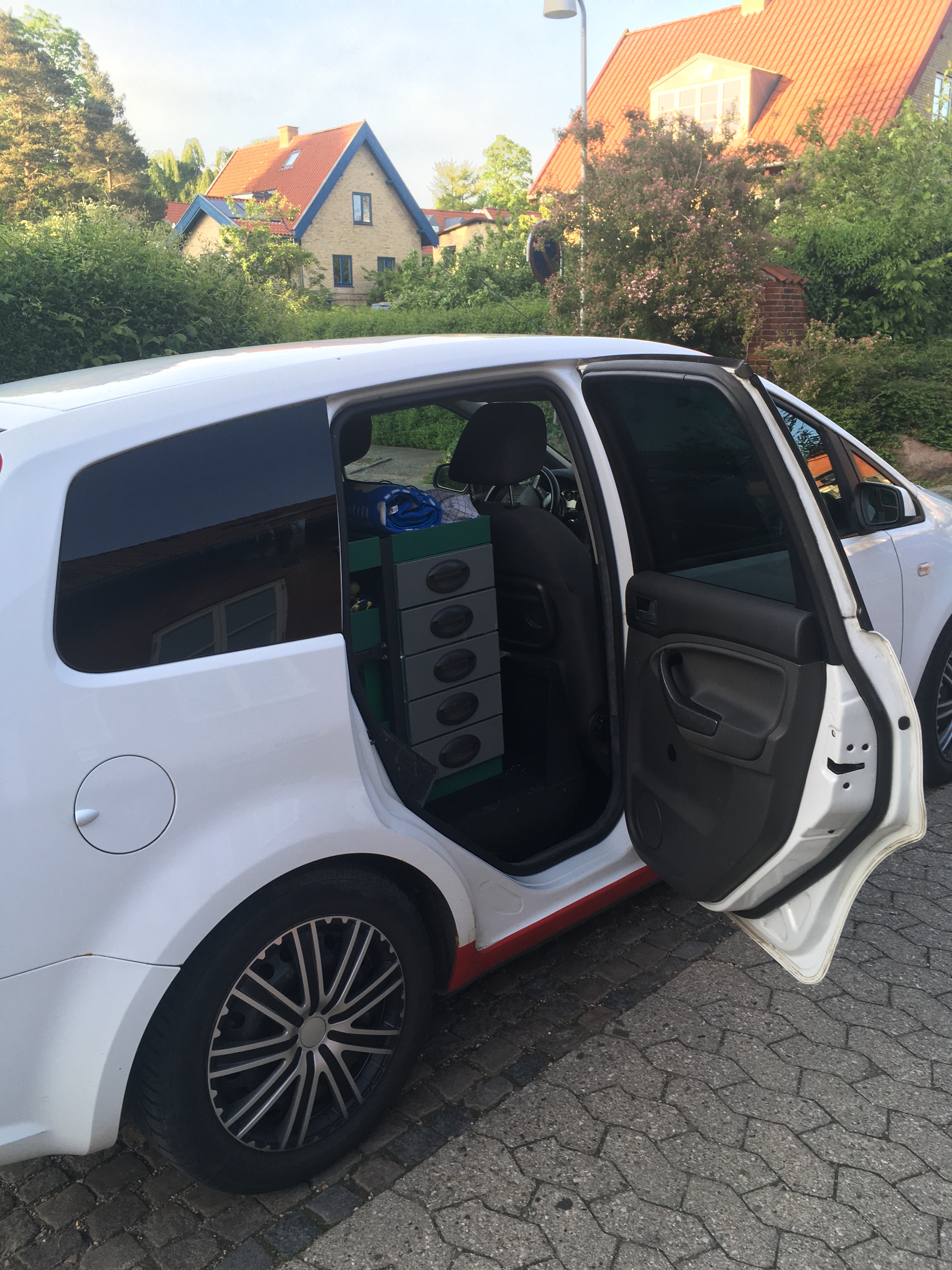 Hvid Ford C-MAX fra 2008