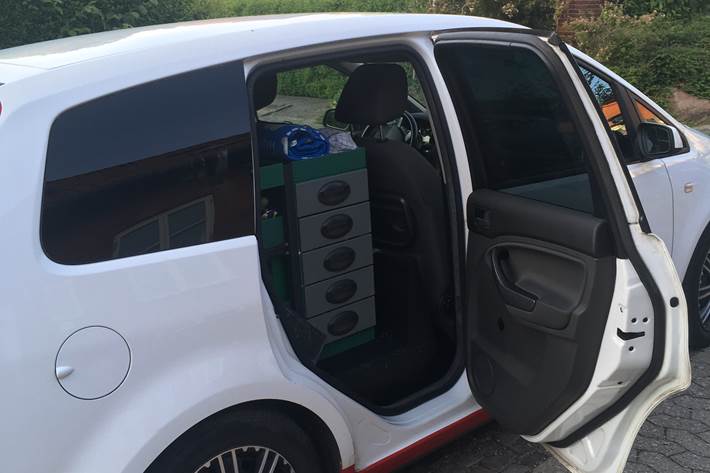 Hvid Ford C-MAX fra 2008