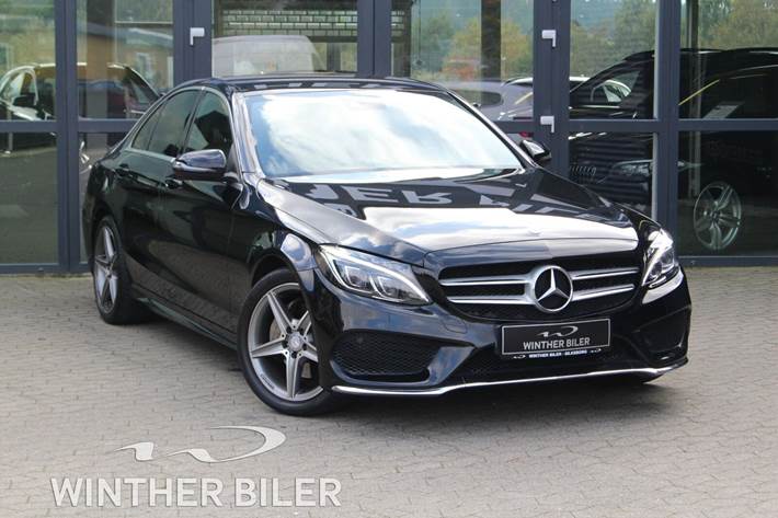 Sort Mercedes C200 fra 2016