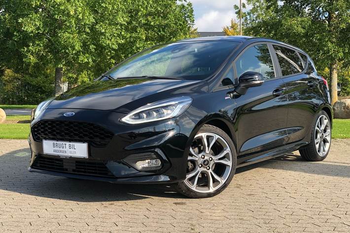 Sort Ford Fiesta fra 2019