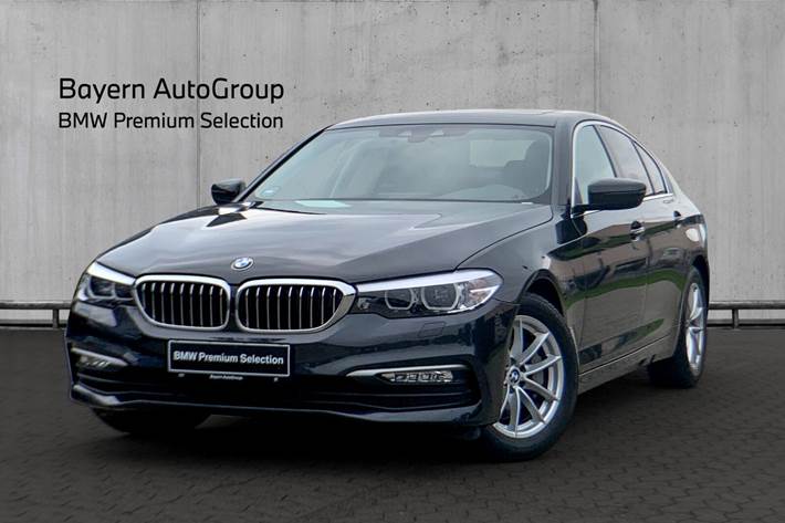 Grå BMW 530d fra 2017