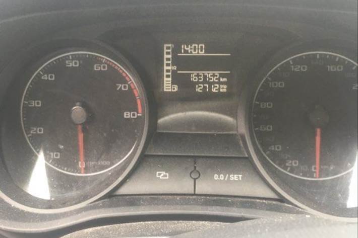 Rød Seat Ibiza fra 2013