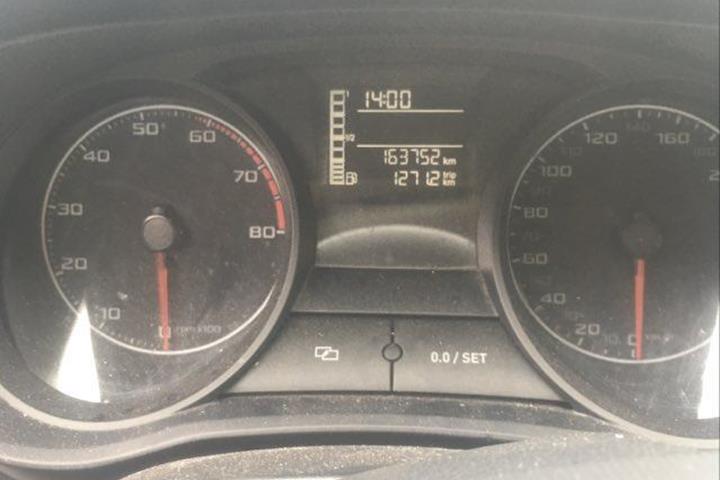 Rød Seat Ibiza fra 2013