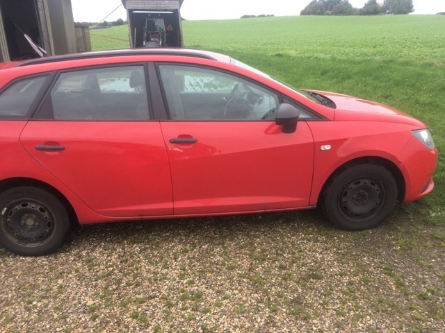 Rød Seat Ibiza fra 2013