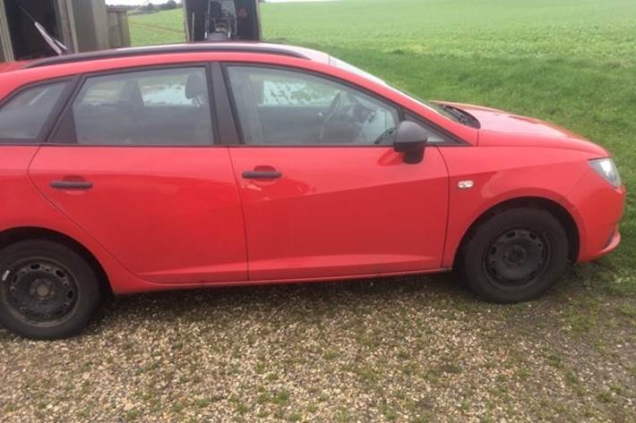 Rød Seat Ibiza fra 2013