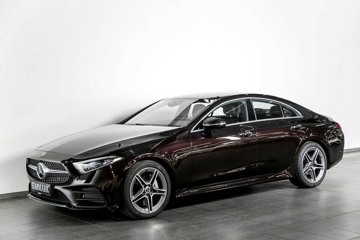Grå Mercedes CLS400 d fra 2018