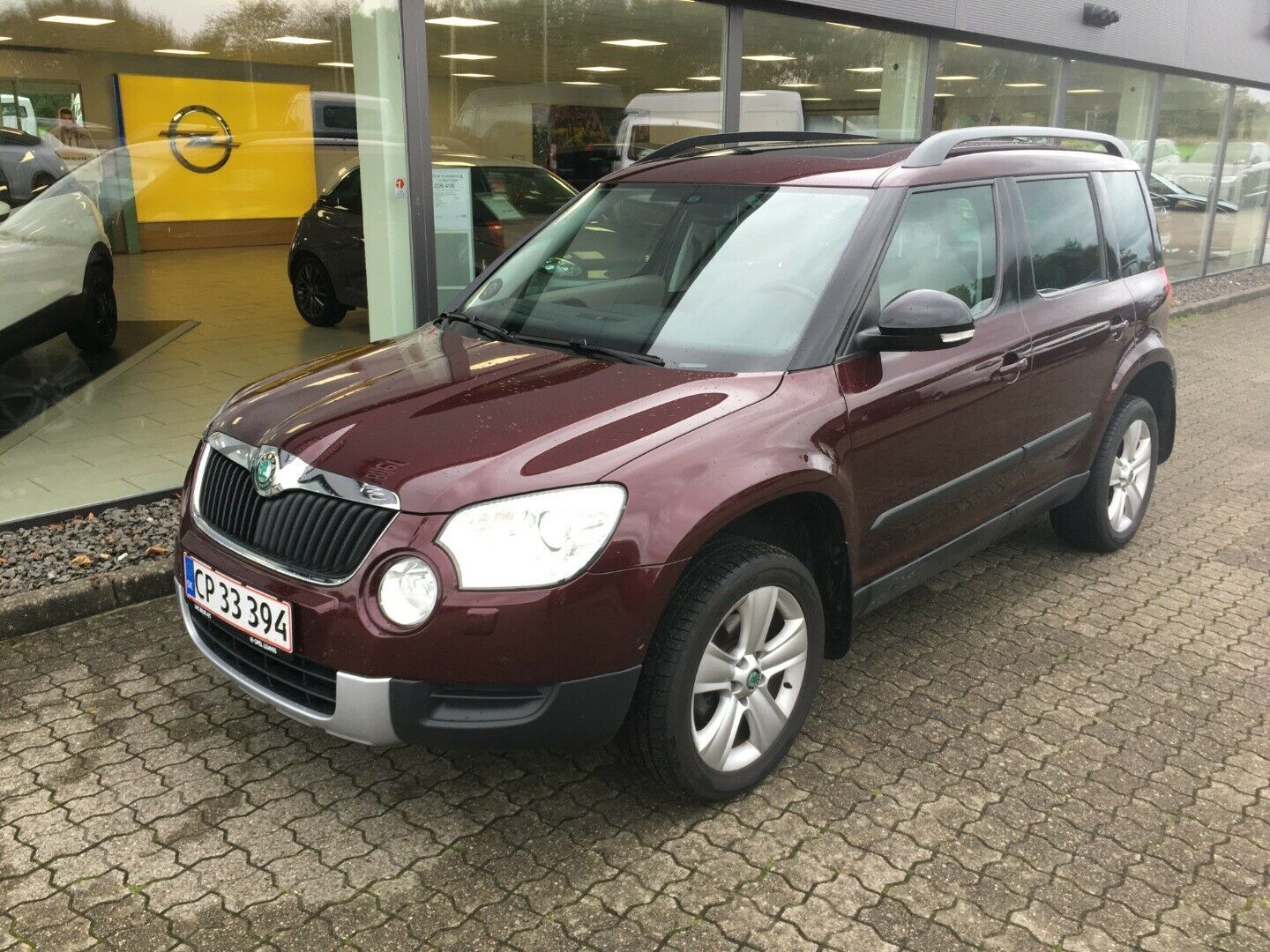 Hvid Skoda Yeti fra 2012