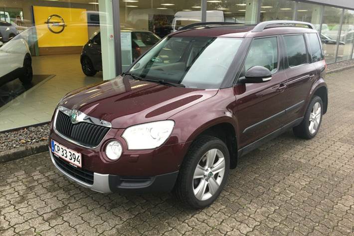 Hvid Skoda Yeti fra 2012
