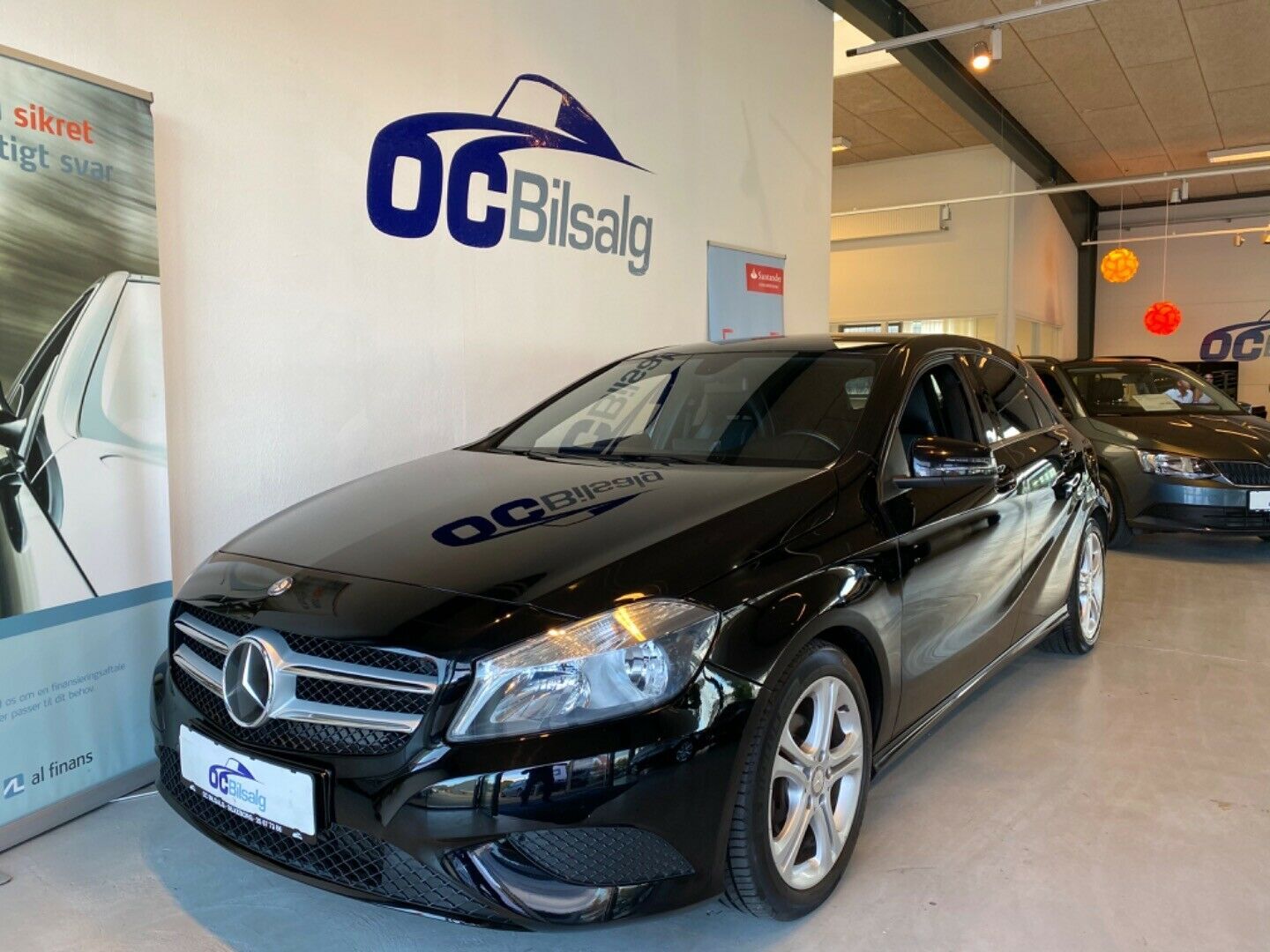Sort Mercedes A180 fra 2013