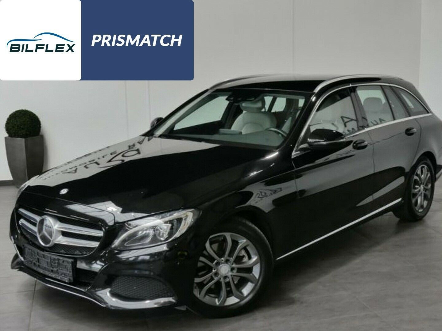 Sort Mercedes C220 d fra 2015