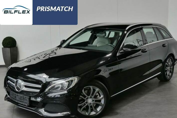 Sort Mercedes C220 d fra 2015