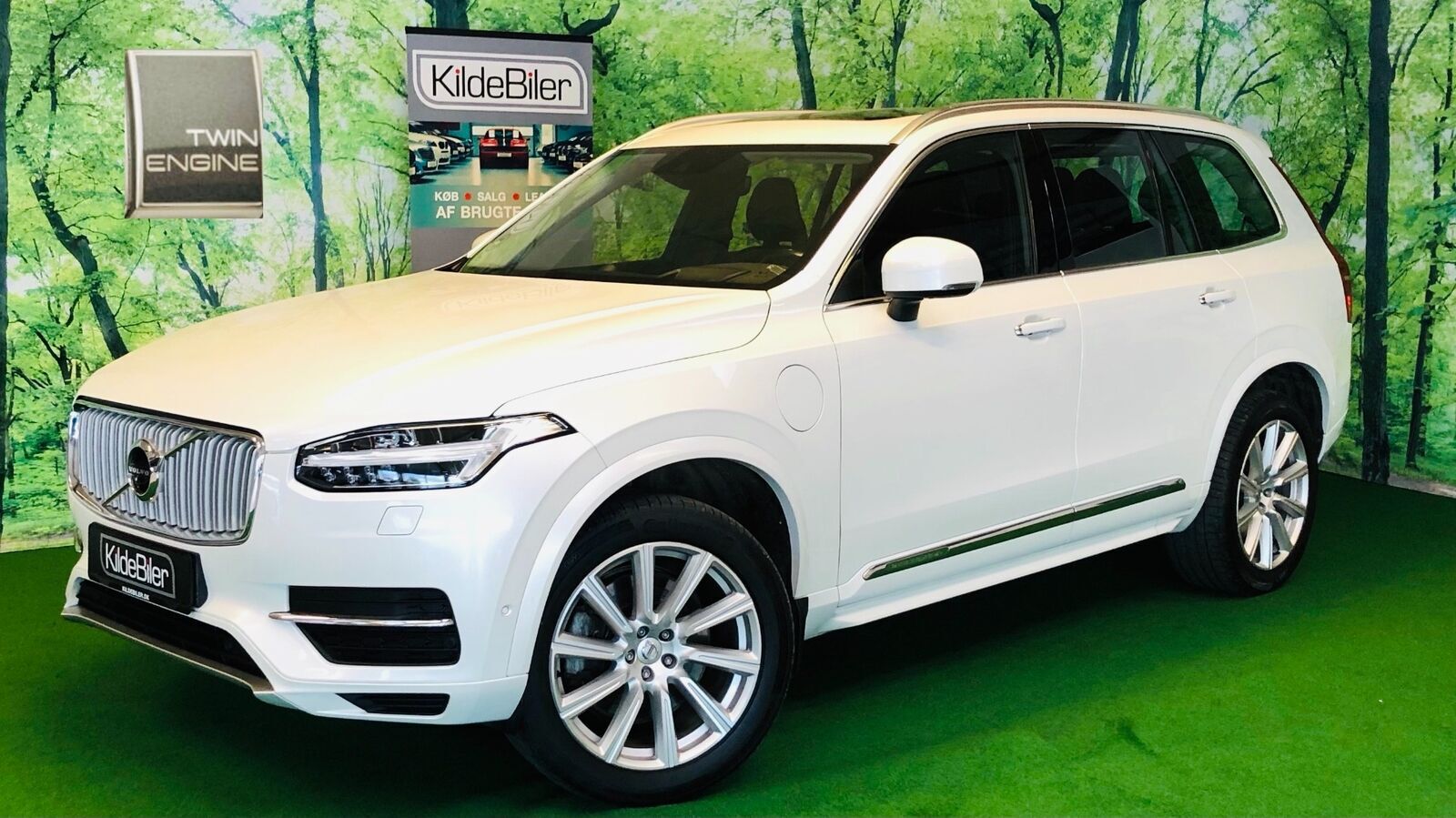 Hvid Volvo XC90 fra 2016