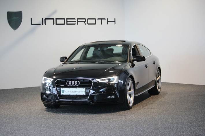 Grå Audi A5 fra 2013