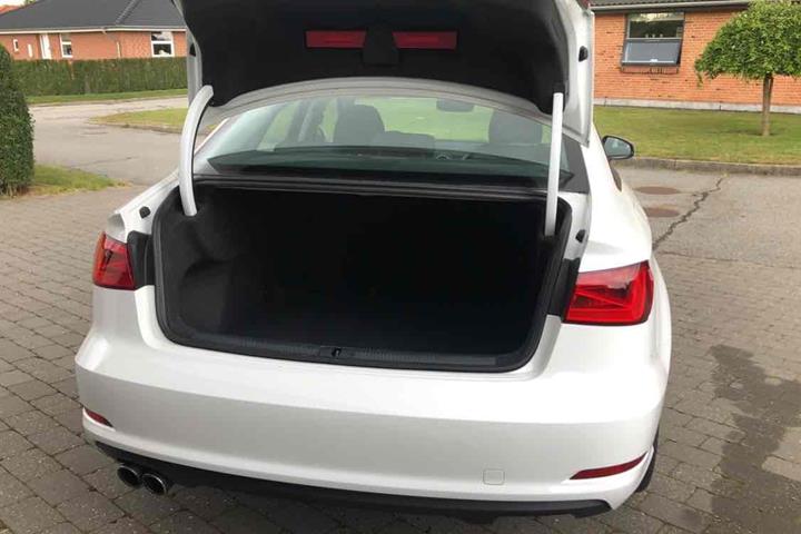 Hvid Audi A3 fra 2016