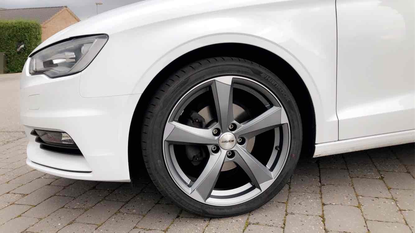 Hvid Audi A3 fra 2016