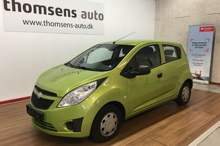 Grøn Chevrolet Spark fra 2012