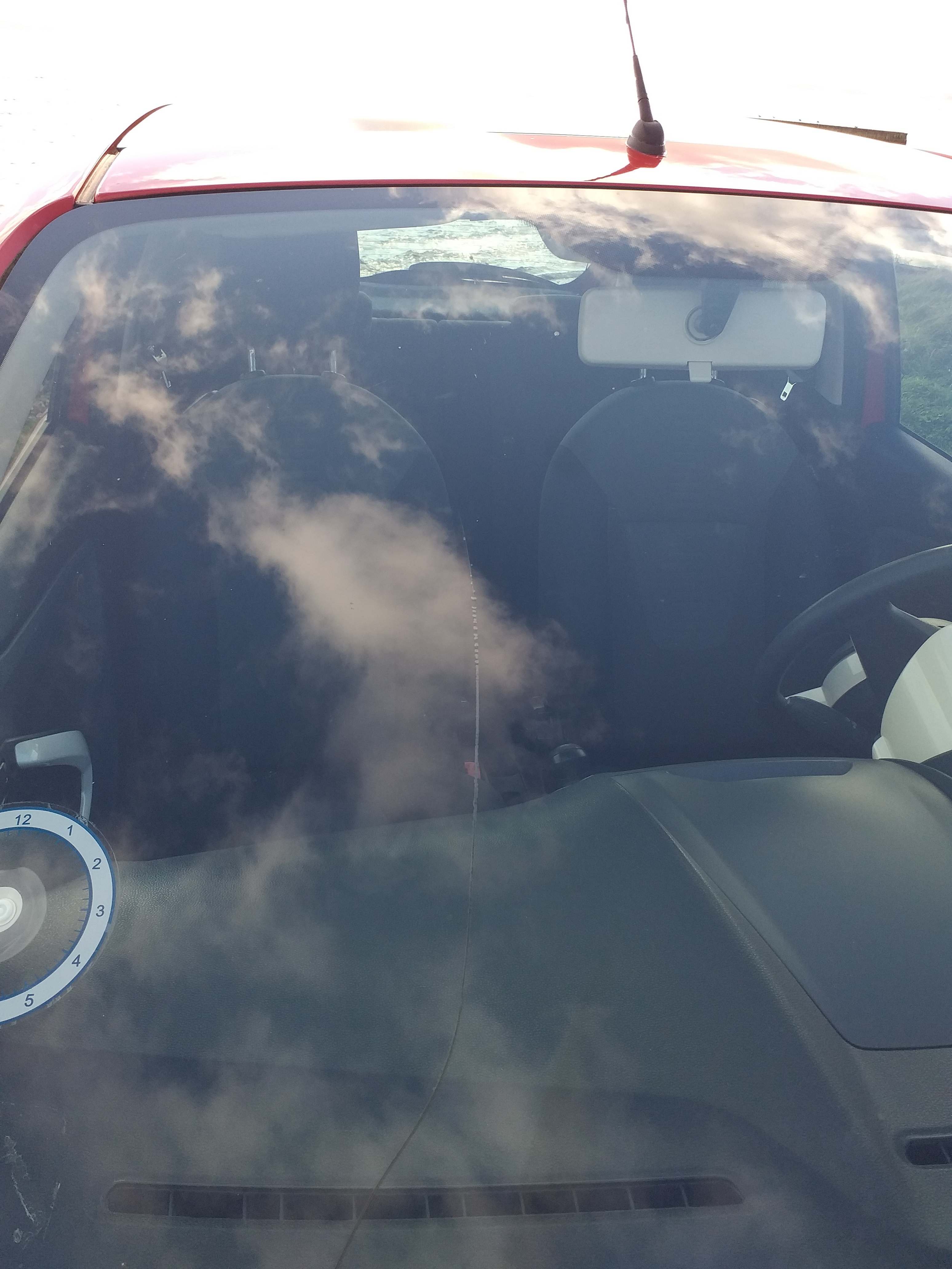 Rød Ford Ka fra 2015