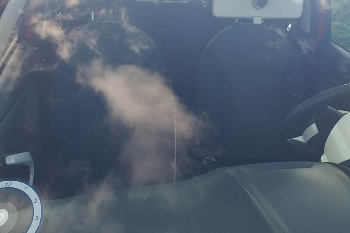 Rød Ford Ka fra 2015