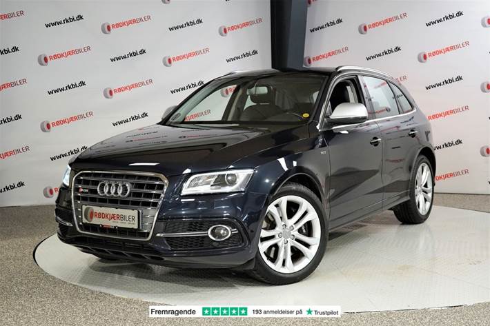 Blå Audi SQ5 fra 2014