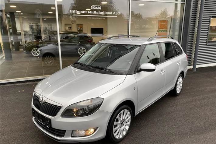 Sølv Skoda Fabia fra 2015