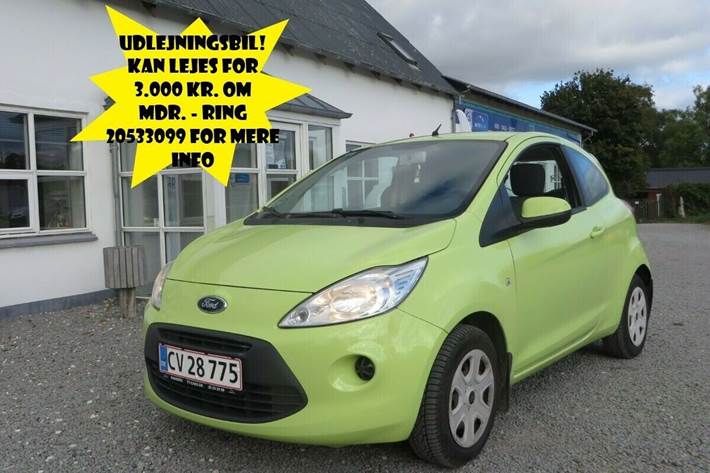 Grøn Ford Ka fra 2012