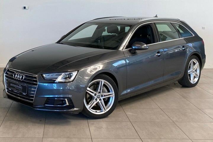Grå Audi A4 fra 2017