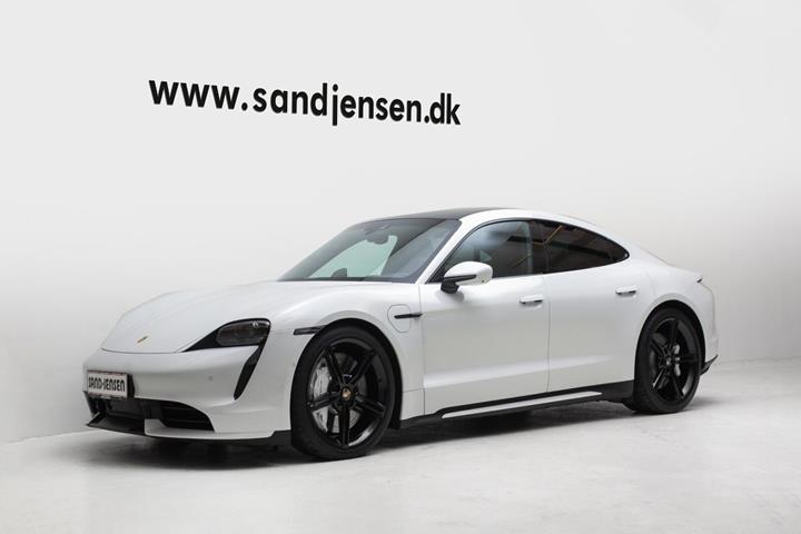 Grå Porsche Taycan Turbo fra 2020