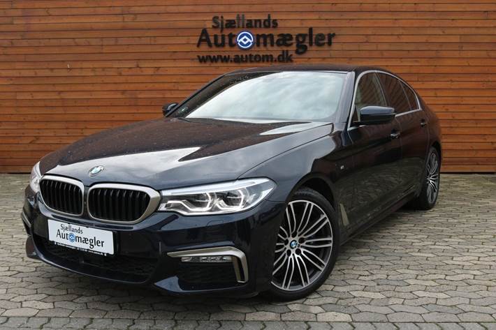 Sort BMW 530i fra 2017
