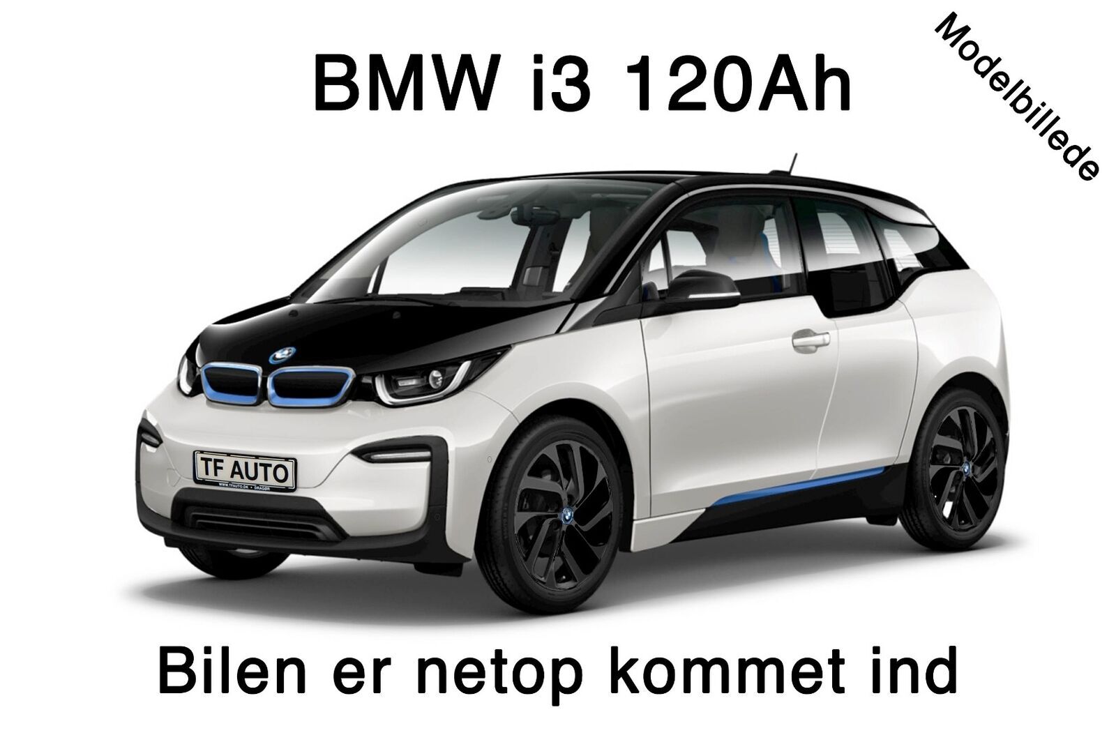 Hvid BMW i3 fra 2019