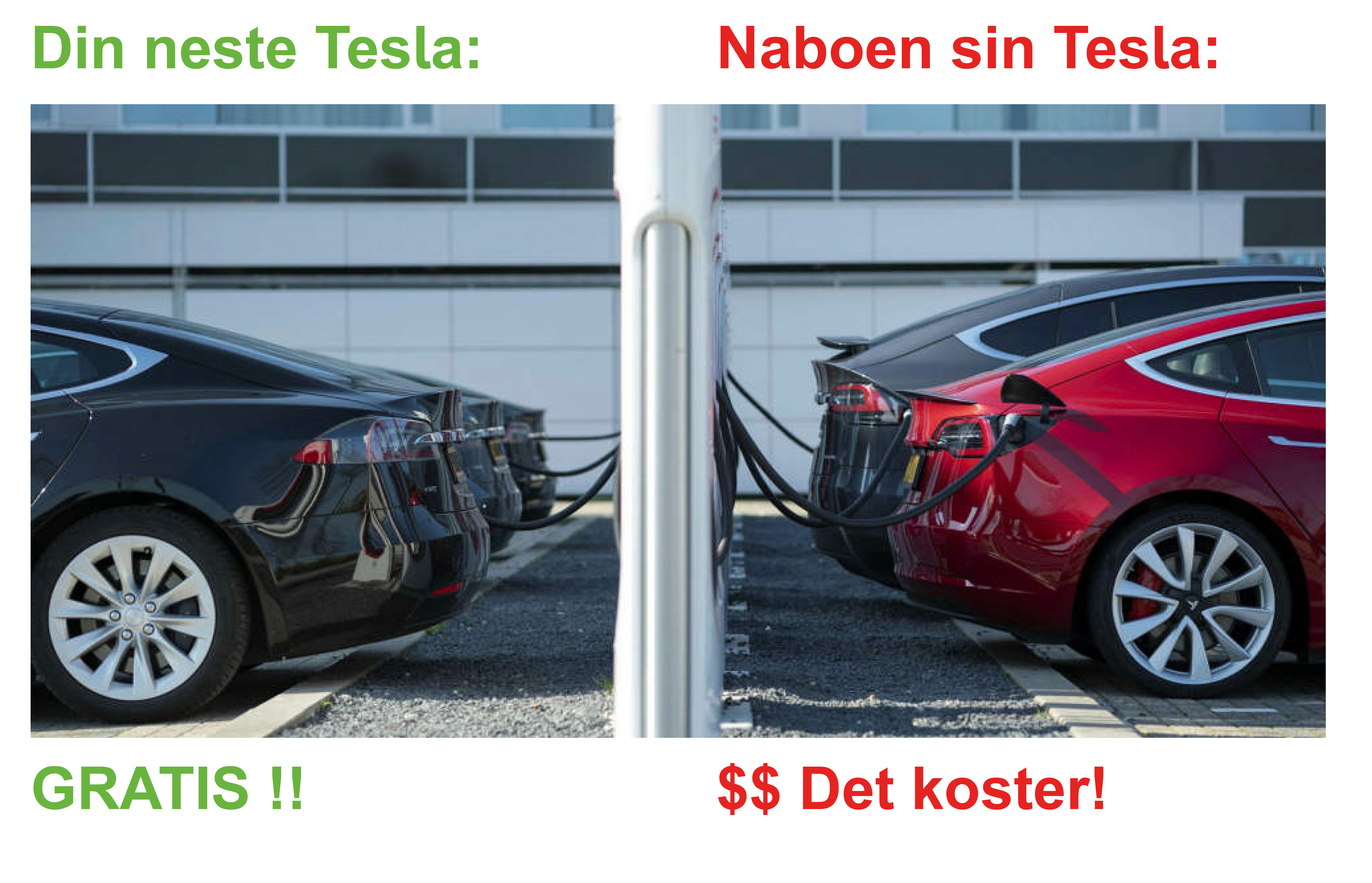 Sort Tesla Model S fra 2014