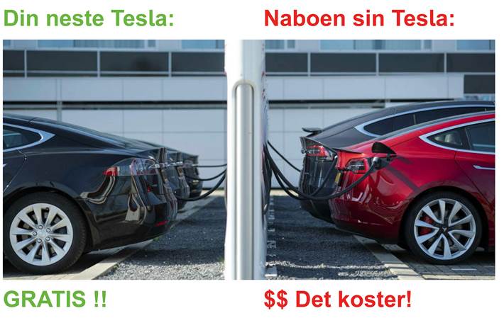 Sort Tesla Model S fra 2014