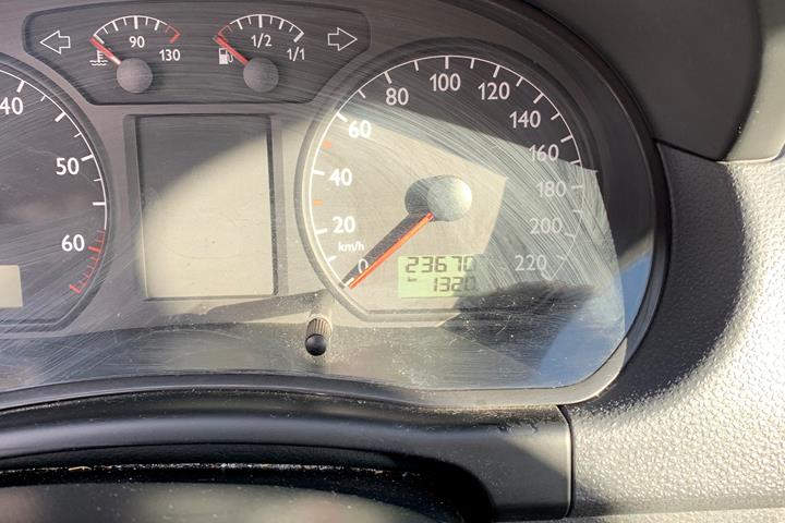 Sort VW Polo fra 2004
