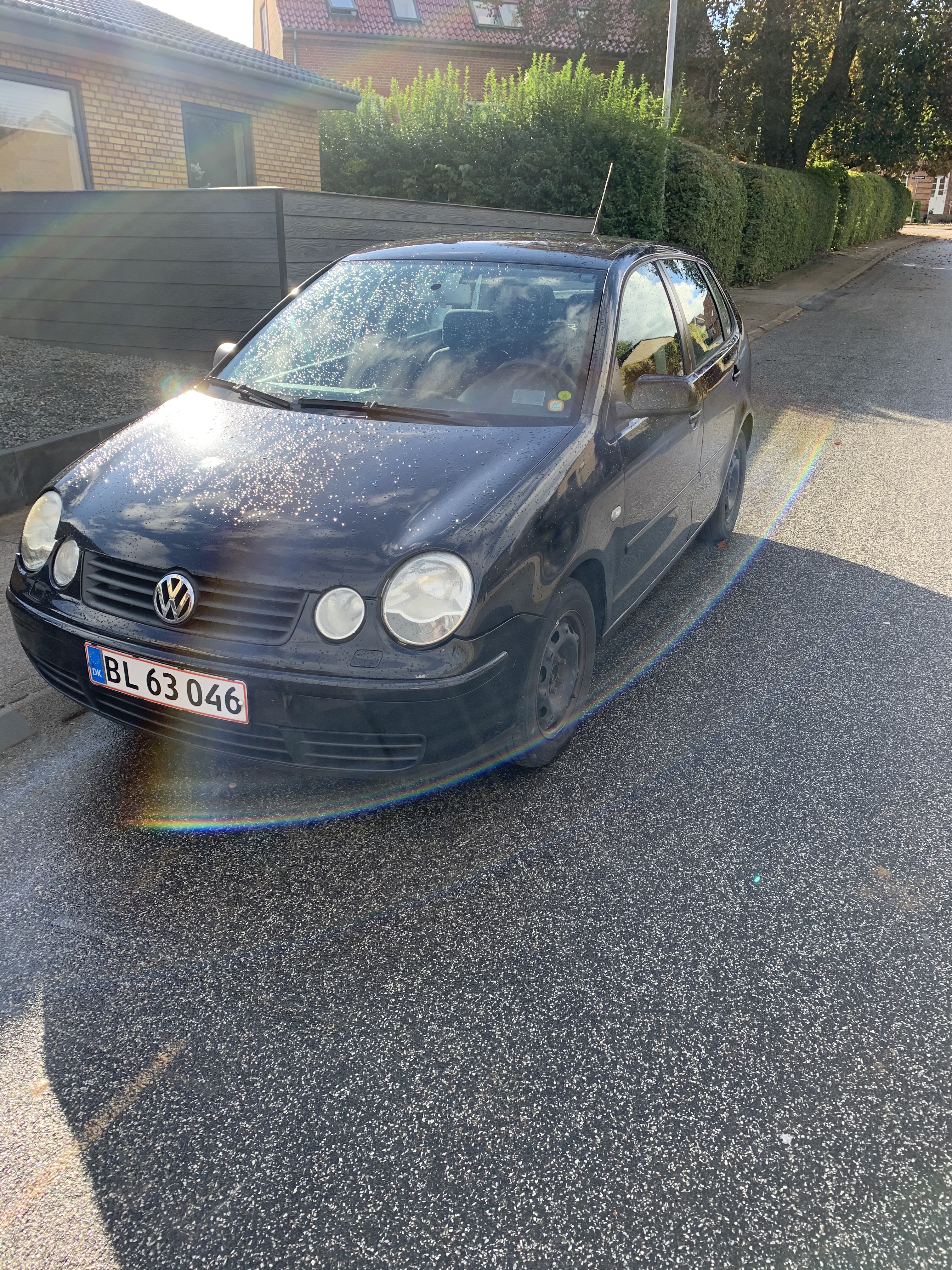 Sort VW Polo fra 2004