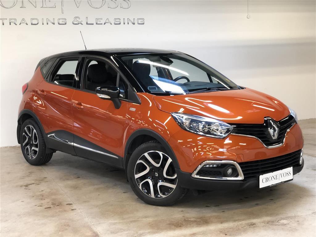 Orange Renault Captur fra 2014