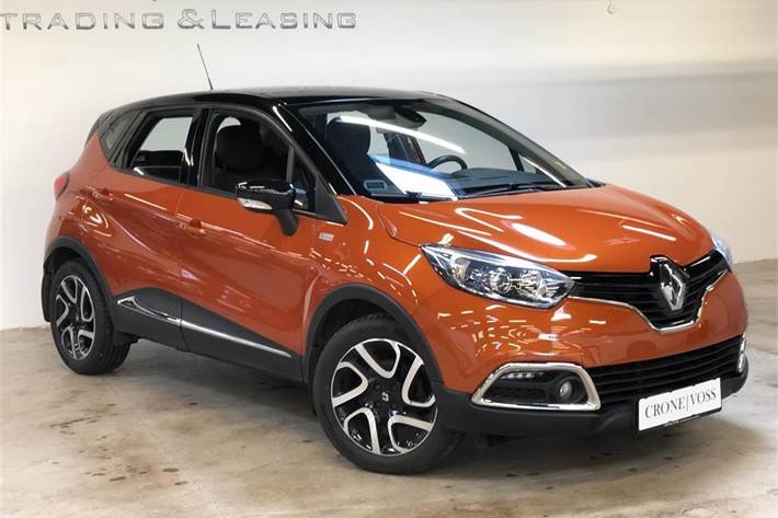 Orange Renault Captur fra 2014