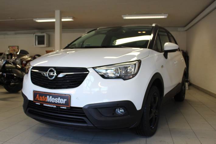 Hvid Opel Crossland X fra 2019