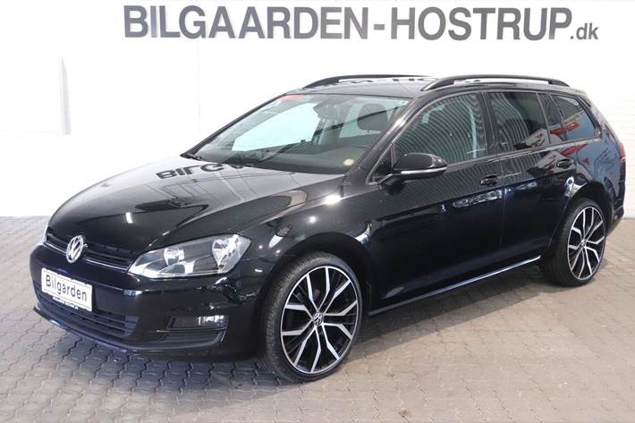 Sort VW Golf VII fra 2014