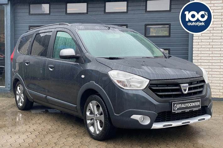 Grå Dacia Lodgy Stepway fra 2017