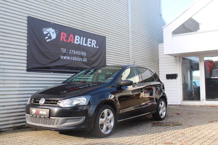 Sort VW Polo fra 2009