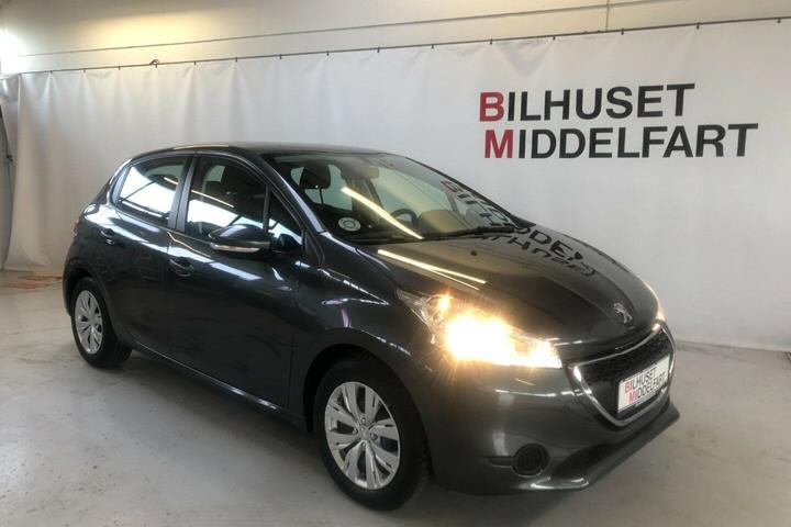 Grå Peugeot 208 fra 2014